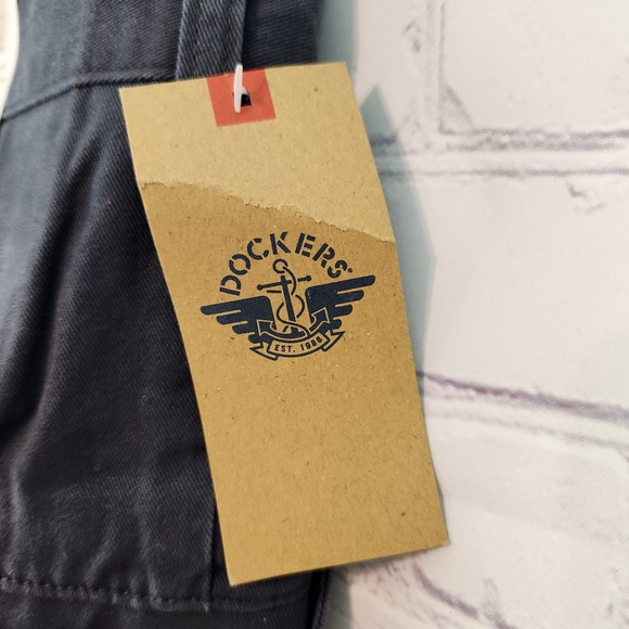 NWT Dockers Slate Blue Khaki Chino Big & Tall Men's Shorts 44 - Picture 4 of 9